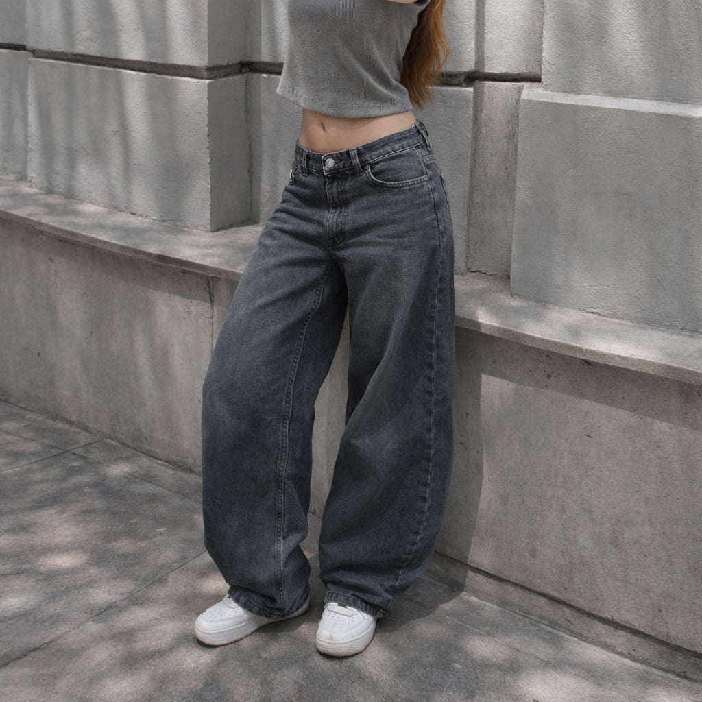Jean Wide Leg Storm