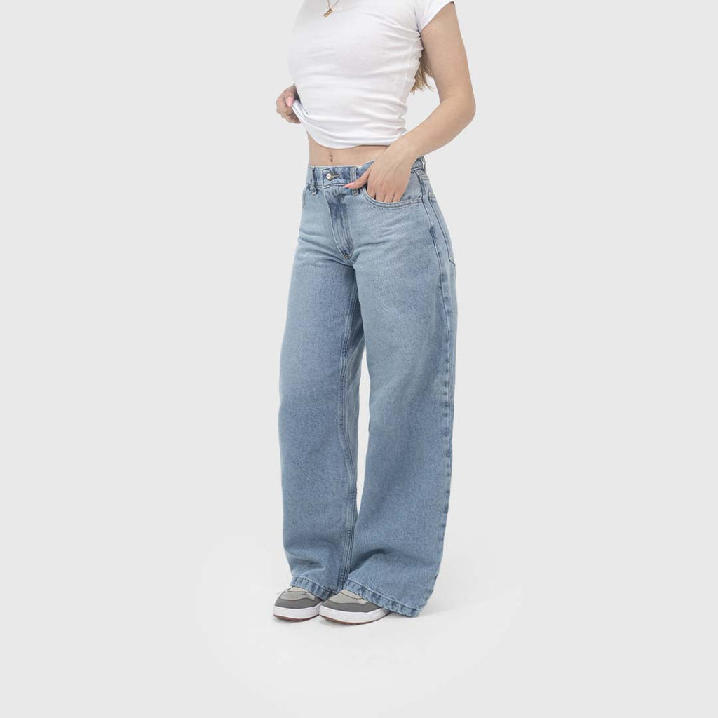 Jean Wide Leg Sky